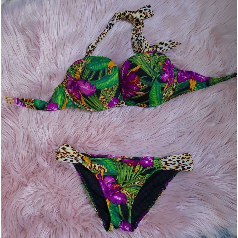Victoria's Secret Bombshell Bikini Tropical 34D Med